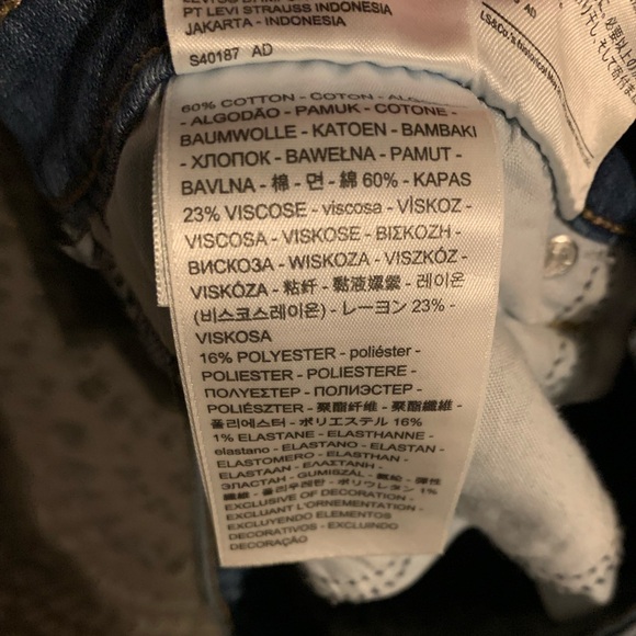 Women’s Levi’s 711 Skinny Jeans, 31x30, NWOT - Picture 8 of 15